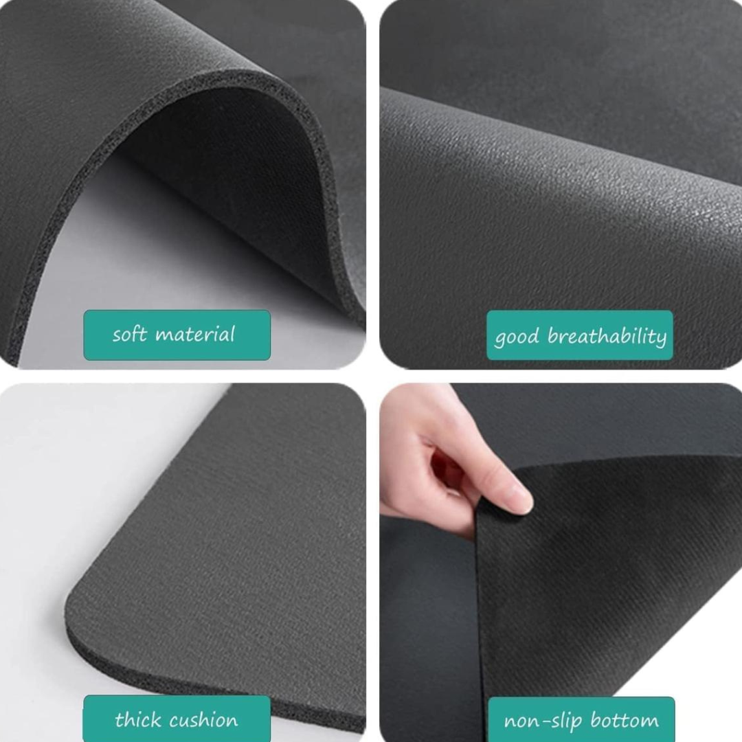 Drying mat for Kitchen, Water Absorbent Mat (PACK OF 2)