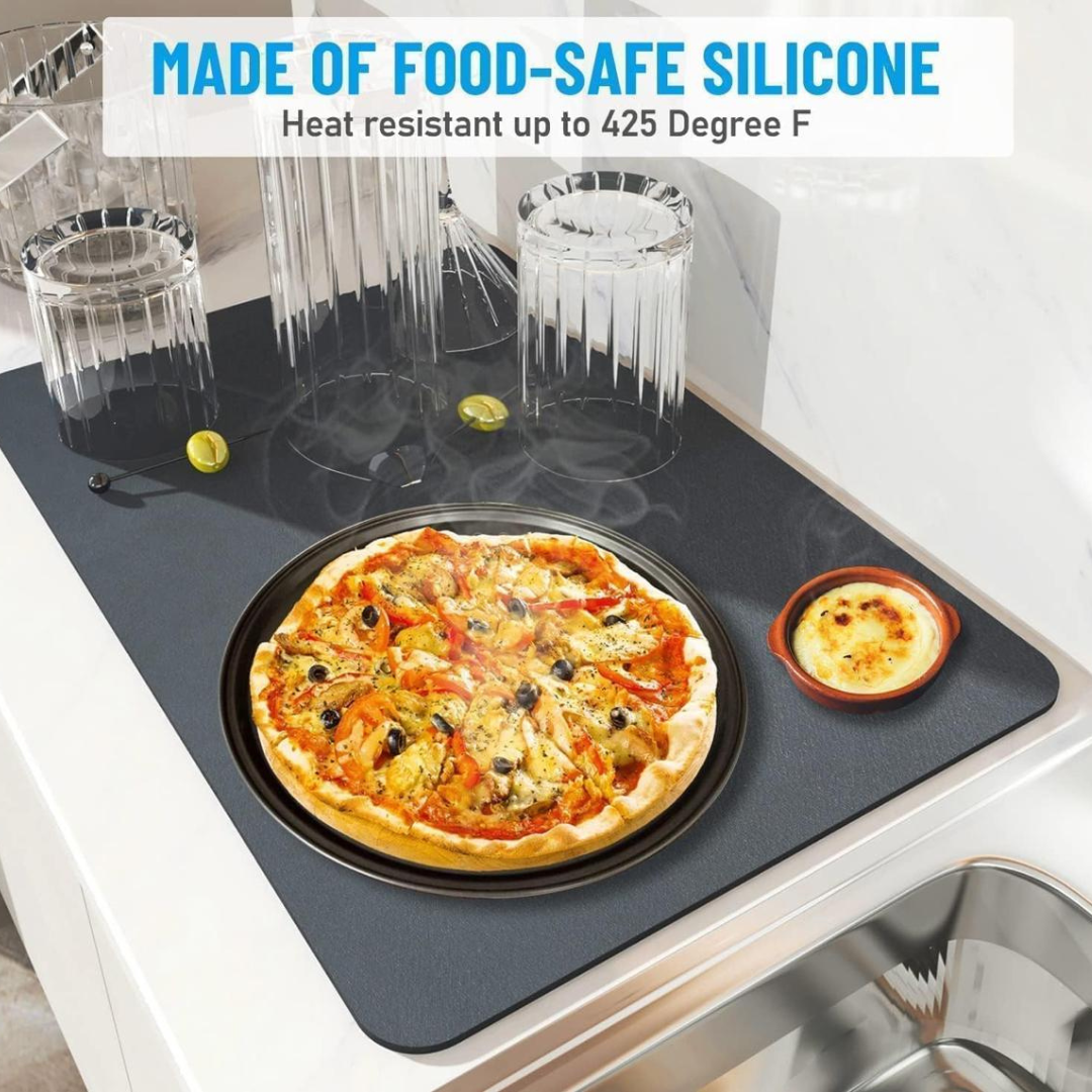 Drying mat for Kitchen, Water Absorbent Mat (PACK OF 2)